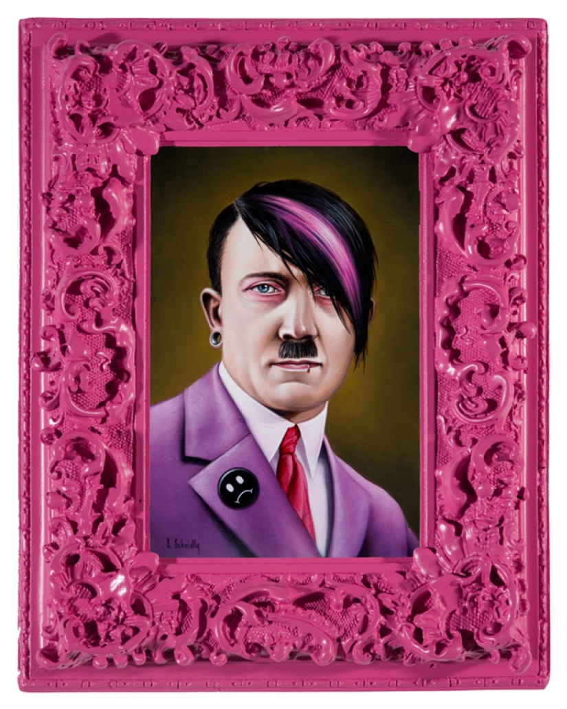 Dictadores con gafas rosas: caricaturas burlonas de políticos famosos