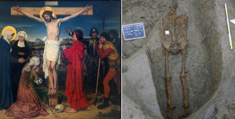 Died like Jesus Christ: Italian scientists have discovered the skeleton of a crucified man