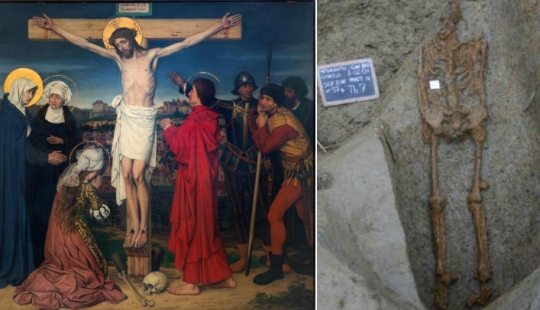 Died like Jesus Christ: Italian scientists have discovered the skeleton of a crucified man