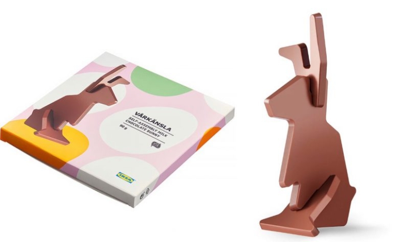 Diseñador de chocolate: conejito de Pascua con tus propias manos