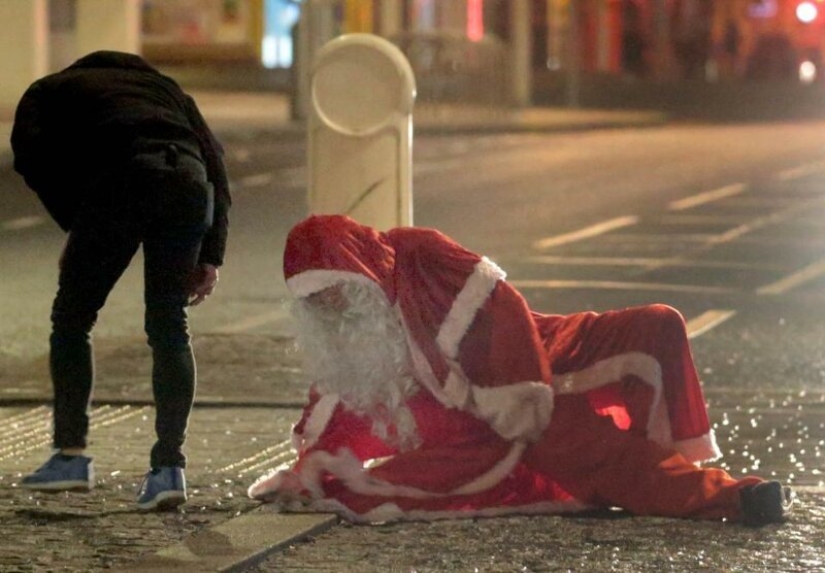 Divertido y borracho: cómo los británicos celebraron la Navidad