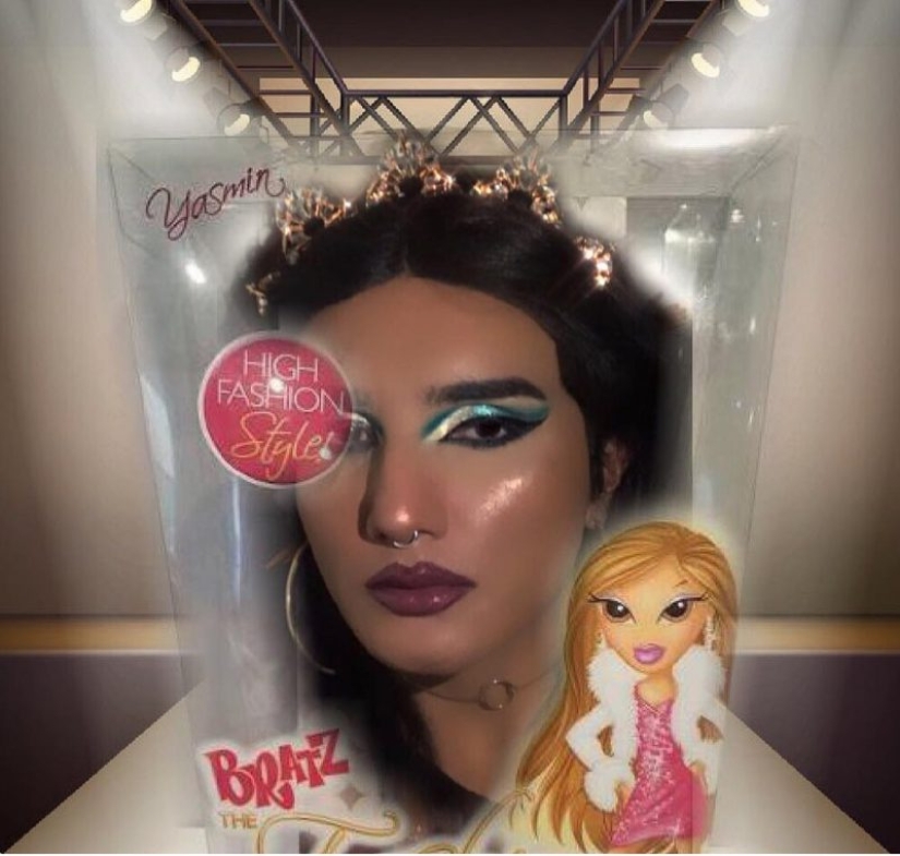 Doll face: Social media users do makeup like Bratz dolls