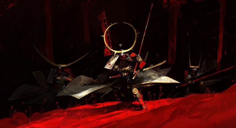 Dragones, caballeros y oscuridad en pinturas épicas de Dominic Mayer