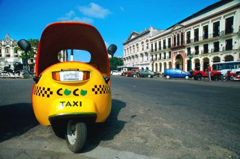 Ejemplos de los taxis más inusuales: 10 fotos.