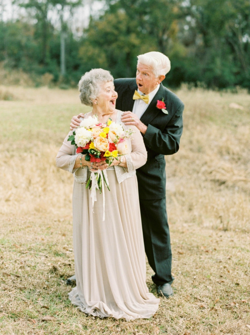 El amor no se oxida: una sesión de fotos de amantes que han estado casados durante 63 años