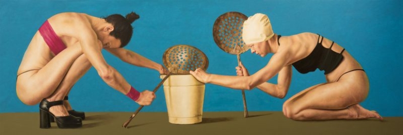 El artista Franz Anton Hoeger: un huevo duro realismo de las pinturas Europeas