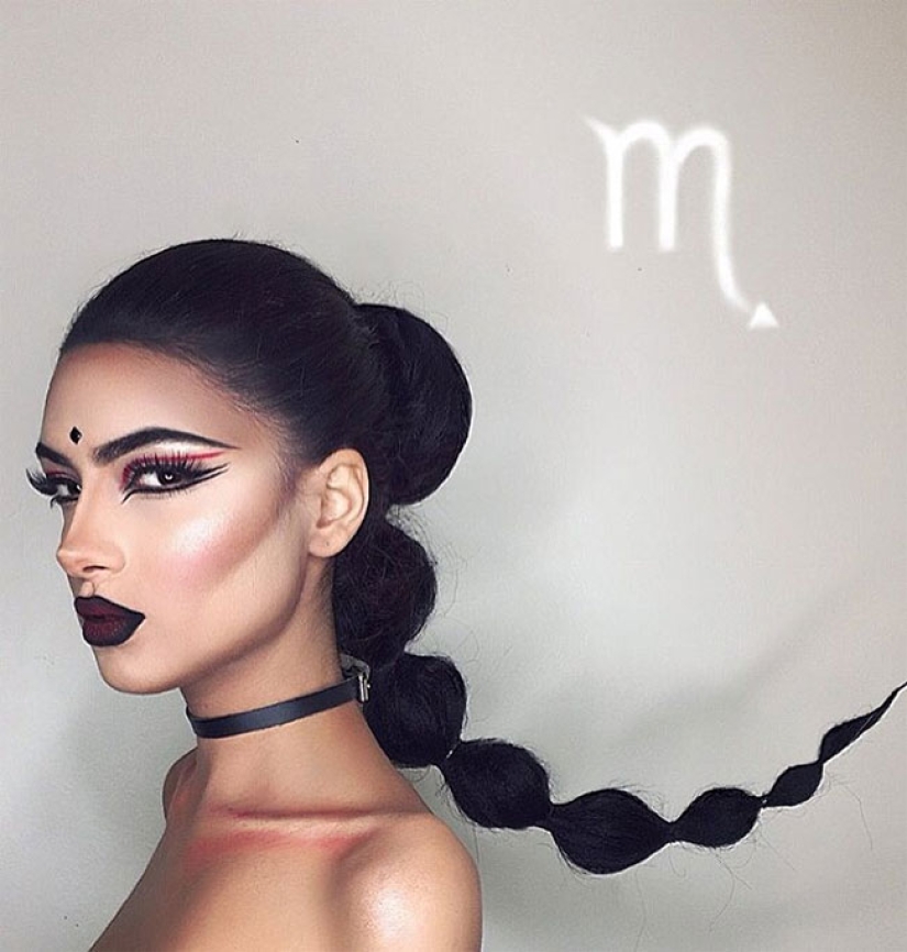 El artista iraní hizo que los signos del zodíaco fueran sexys solo con la ayuda del maquillaje