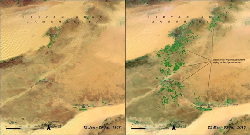 El Cambio Climático Global en las fotos de la NASA: Antes y Después