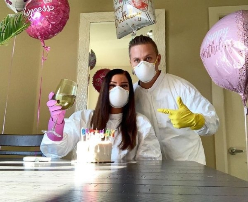 El coronavirus no es un obstáculo, ni la forma en que las personas celebran sus cumpleaños durante una pandemia