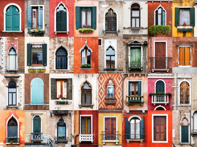 El fotógrafo viaja por todo el mundo y demuestra la belleza de puertas y ventanas.