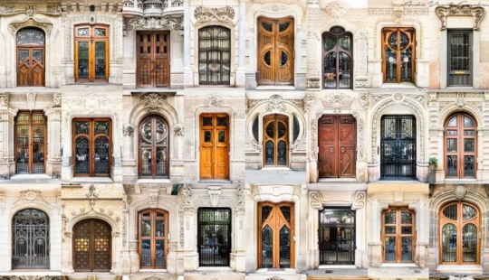 El fotógrafo viaja por todo el mundo y demuestra la belleza de puertas y ventanas.