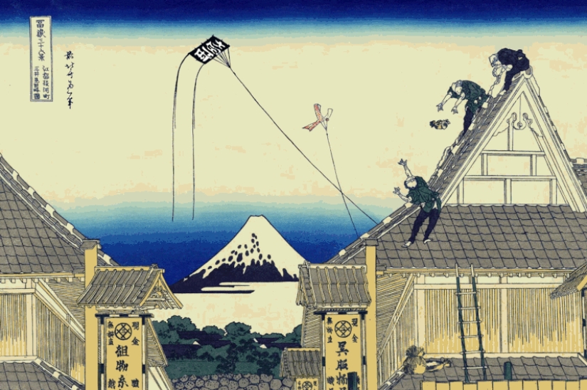 El japonés crea increíbles gifs a partir de grabados clásicos