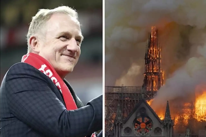 El marido de Salma Hayek donará 100 millones de euros para restaurar la catedral de Notre Dame incendiada