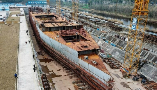 El nuevo Titanic de fabricación china se lanzará en 3 años