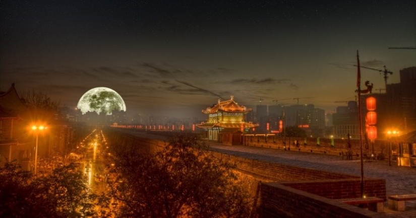 El plan chino de copiar la luna para iluminar las ciudades nocturnas