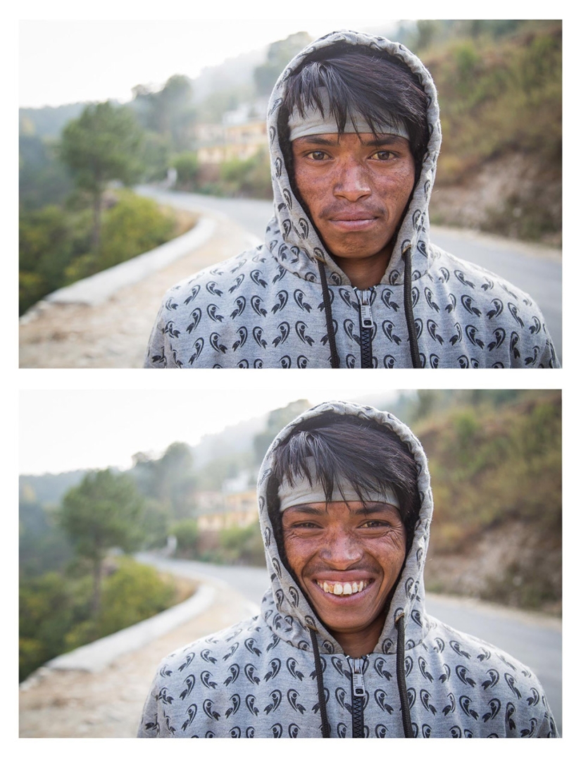 El poder de una sonrisa: fotos que te harán mirar a los extraños de manera diferente
