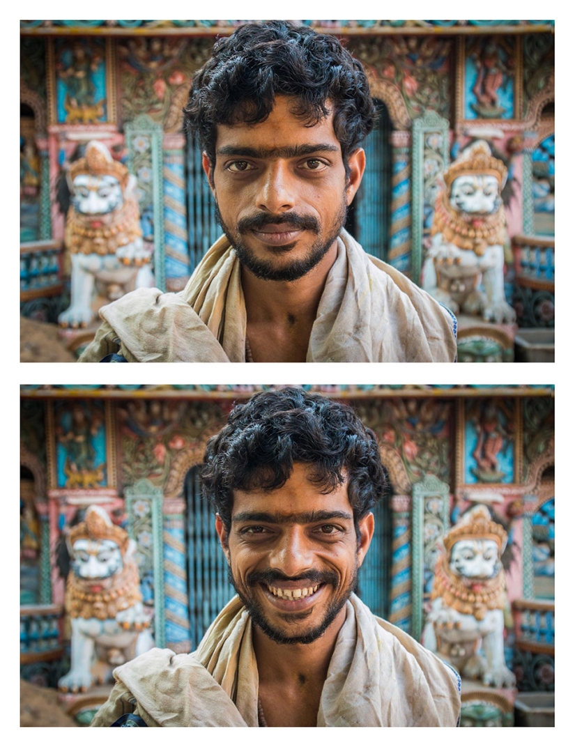 El poder de una sonrisa: fotos que te harán mirar a los extraños de manera diferente