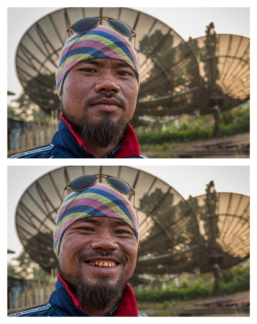 El poder de una sonrisa: fotos que te harán mirar a los extraños de manera diferente