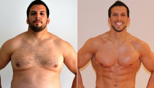 El preparador físico engordó para comprender a los clientes y se puso en forma nuevamente