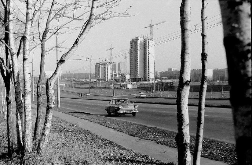 El suroeste de Moscú en la década de 1970