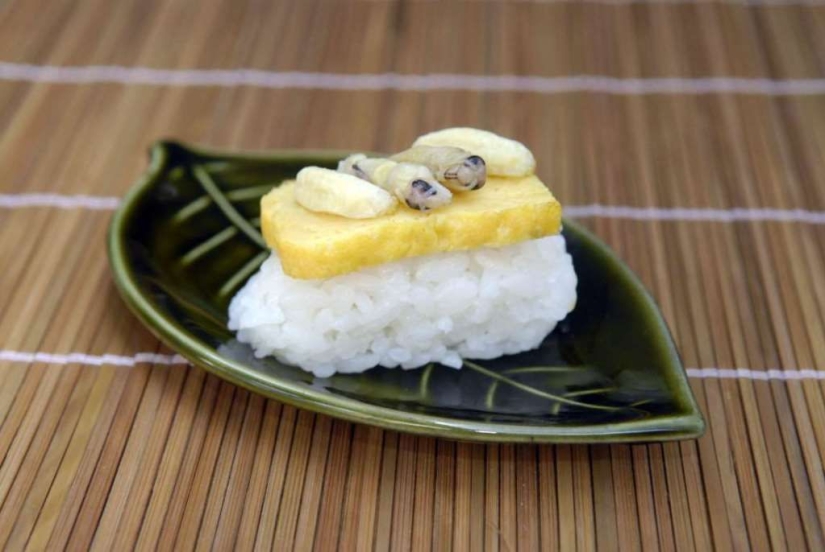 El sushi más exótico del mundo.