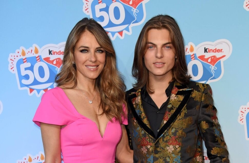 Elizabeth Hurley's son turns into a woman: 15 "stunning" photos
