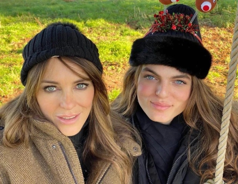 Elizabeth Hurley's son turns into a woman: 15 "stunning" photos