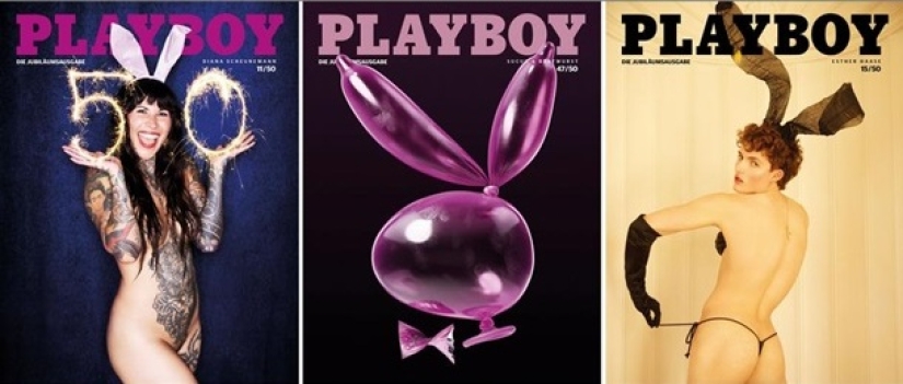 En Alemania, se lanzó el número de aniversario de Playboy, con portadas impactantes. Qué les pasa