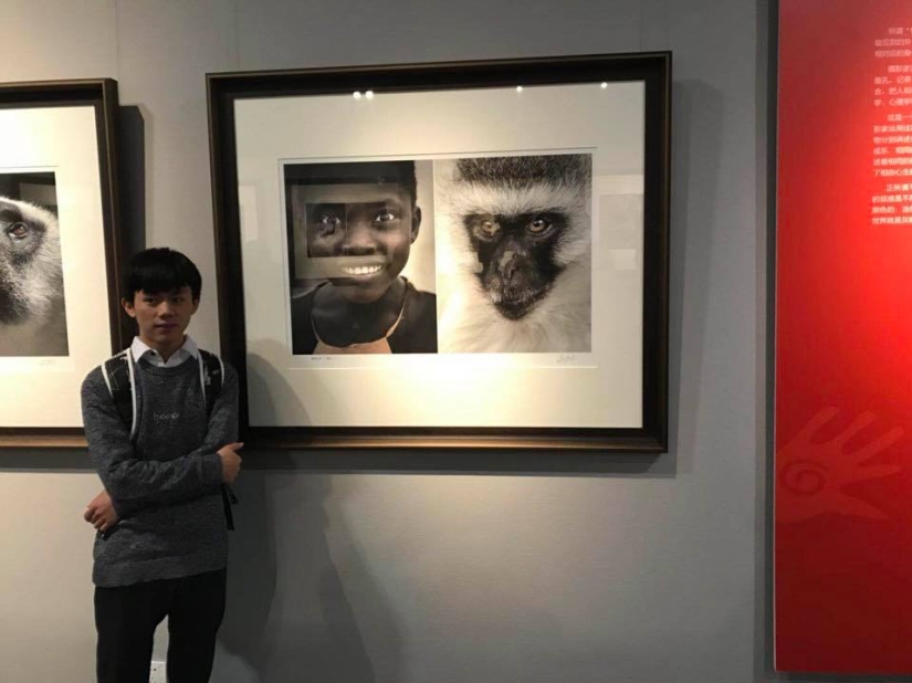 En China, se cerró una exposición fotográfica, donde los africanos fueron comparados con animales salvajes