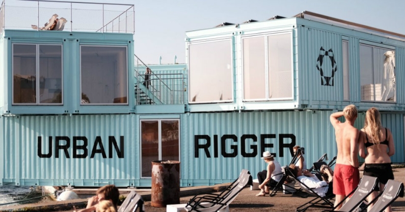 En Copenhague, los estudiantes se alojan en contenedores flotantes por 600 dólares al mes
