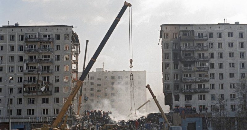 En el aniversario de la explosión de un edificio residencial en la calle Guryanov en Moscú