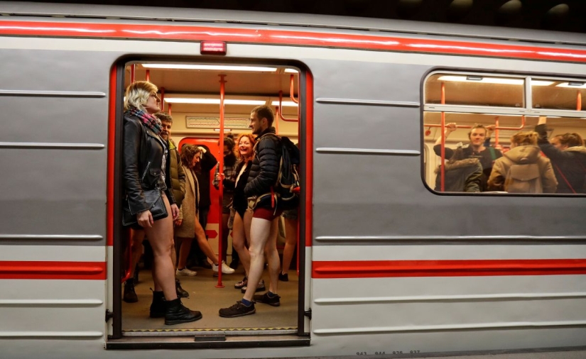En el metro sin pantalones-2018: un flash mob global barrió el mundo