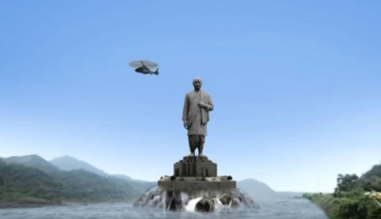 En India, se está completando el monumento más grande del mundo, el doble de alto que la Estatua de la Libertad