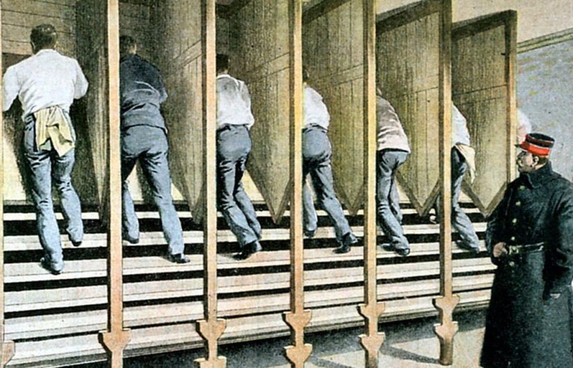 En la cárcel de el siglo 19 había una Escalera Cubitt, el antepasado de los modernos simuladores