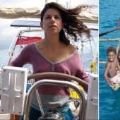 En la misma ola: la pareja ha estado viajando en alta mar durante 8 años y ha dado a luz a tres hijos durante este tiempo