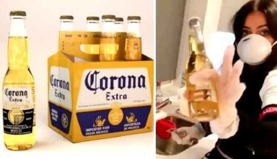 En los Estados Unidos, los productores de cerveza Corona sufren de coronavirus