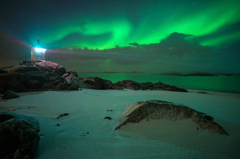 Espectáculo espectacular en las Islas Lofoten