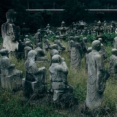 Espeluznante pueblo japonés donde solo viven estatuas