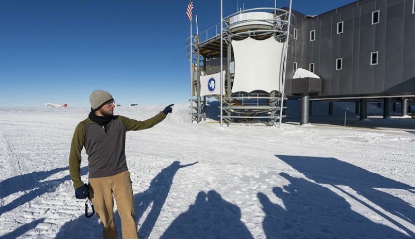 Estación antártica en el Polo Sur "Amundsen-Scott"