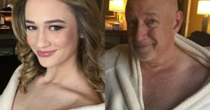 Estos son los genes: un padre ingenioso parodió la glamorosa sesión de fotos de su hija