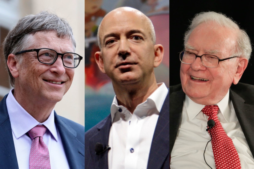 Estos tres multimillonarios resultaron ser más ricos que la mitad de la población estadounidense