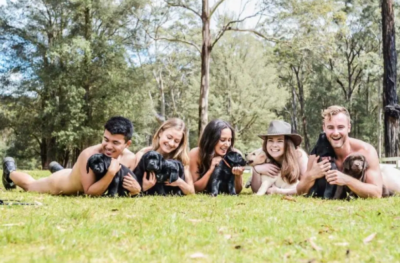 Estudiantes de veterinaria australianos se desnudan para luchar contra el suicidio