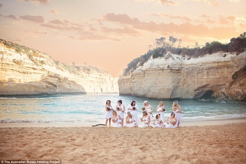 "Every nursing mother should feel like a goddess": a project from an Australian photographer