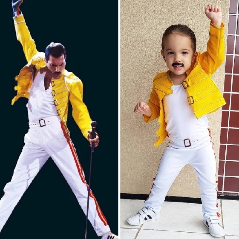 Exactly: a 4-year—old Brazilian woman is a real cosplay star