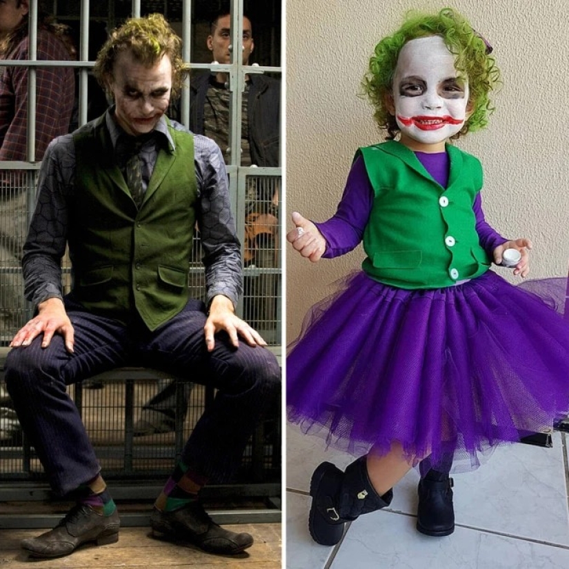 Exactly: a 4-year—old Brazilian woman is a real cosplay star