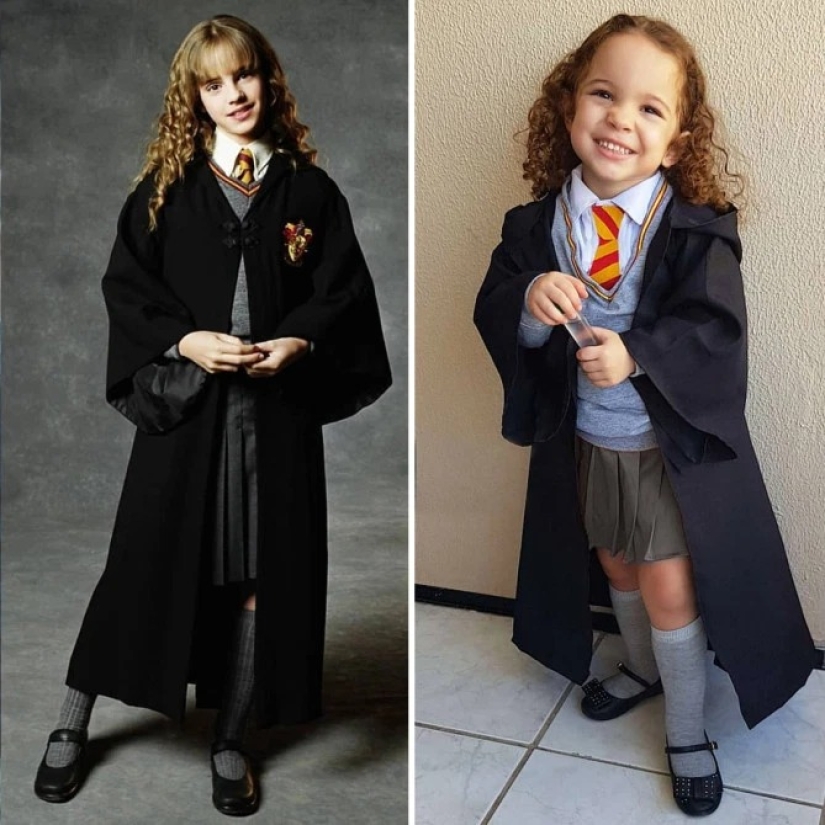 Exactly: a 4-year—old Brazilian woman is a real cosplay star