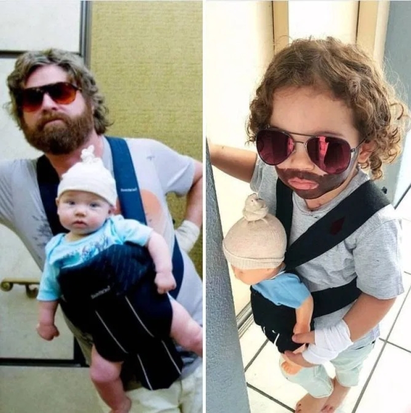 Exactly: a 4-year—old Brazilian woman is a real cosplay star
