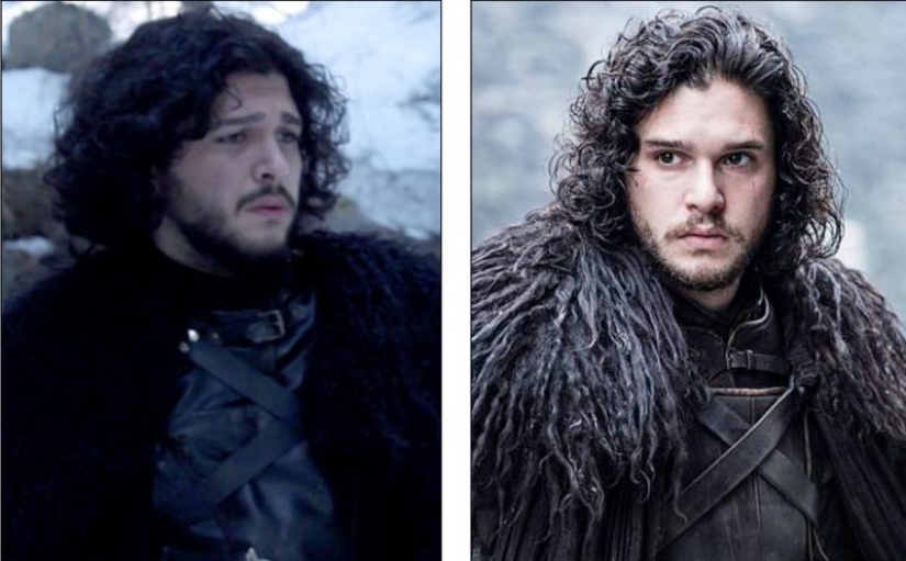 Exactly: the doubles of the heroes of "Game of Thrones" in real life
