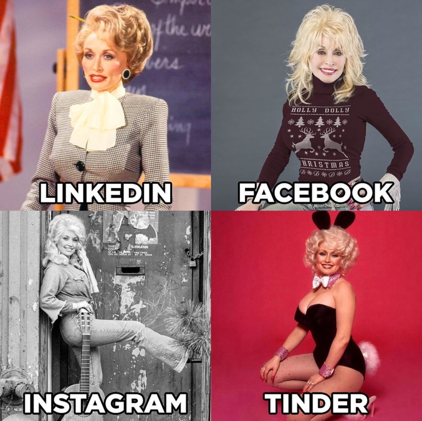 Facebook Facebook Instagram Instagram y Tinder: Cómo se ven las personas en diferentes redes sociales: todos comparan sus fotos en LinkedIn, Facebook, Instagram y Tinder