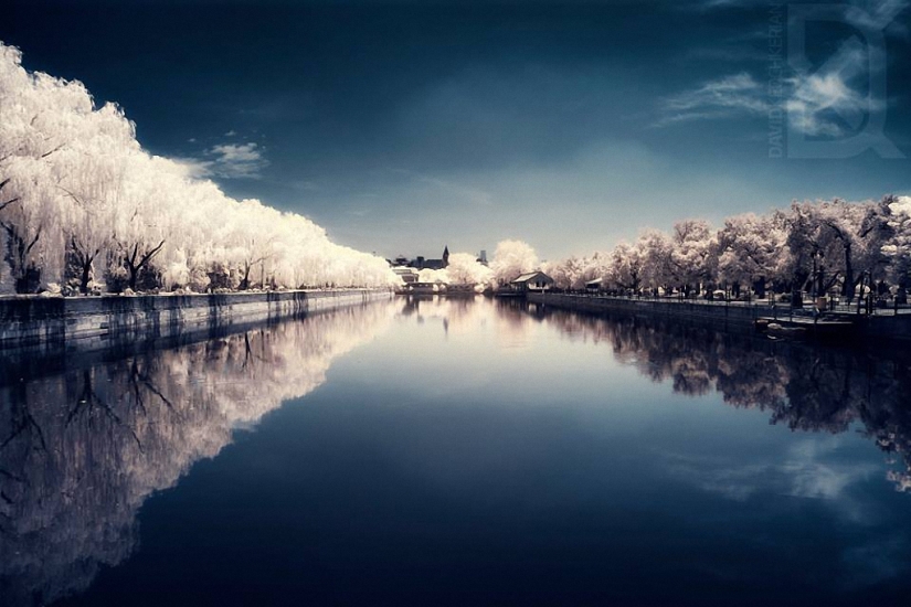 Fairy tale world in infrared light